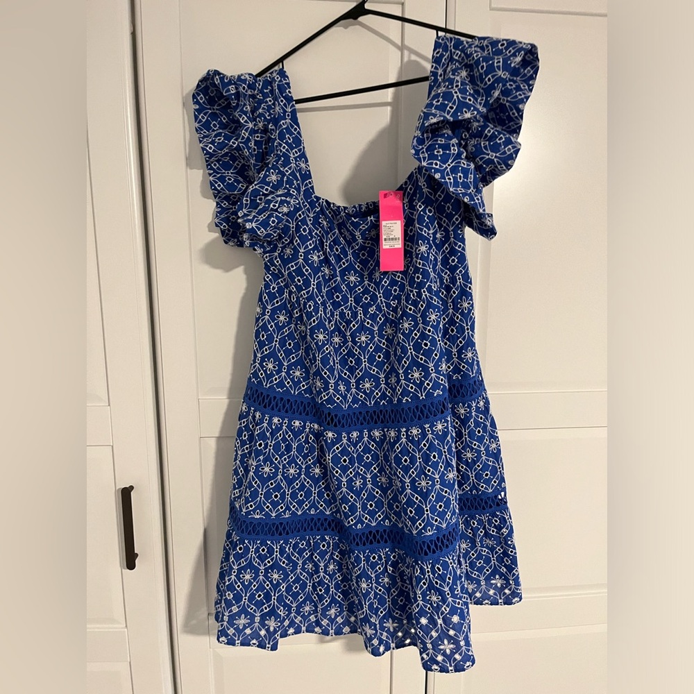 NWT Lilly Pulitzer Morrie Ruffle Dress 16